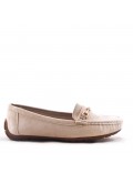 Women's mocassin in faux suede 