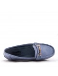 Women's mocassin in faux suede 