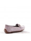 Mocassin en simili daim pour femme