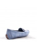 Women's mocassin in faux suede 