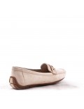 Women's mocassin in faux suede 