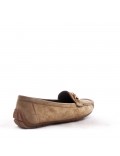 Women's mocassin in faux suede 