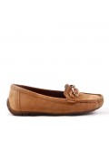 Women's mocassin in faux suede 