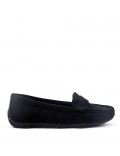 Women's mocassin in faux suede 