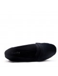 Women's mocassin in faux suede 