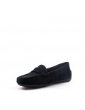 Women's mocassin in faux suede 