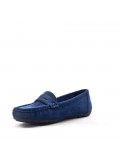 Women's mocassin in faux suede 
