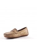 Women's mocassin in faux suede 