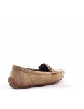 Women's mocassin in faux suede 
