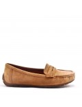 Women's mocassin in faux suede 