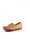 Women's mocassin in faux suede 