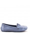 Women's mocassin in faux suede 