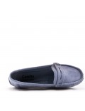 Women's mocassin in faux suede 
