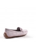 Women's mocassin in faux suede 