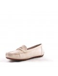 Women's mocassin in faux suede 