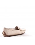 Women's mocassin in faux suede 