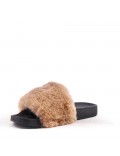 Winter fur slipper