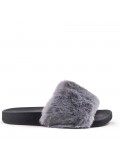 Winter fur slipper