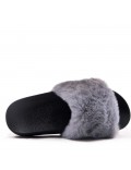 Winter fur slipper