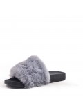 Winter fur slipper