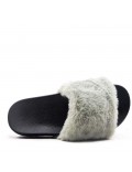 Claquette hiver en fourrure