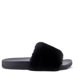 Winter fur slipper