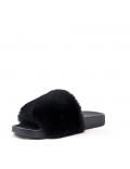 Winter fur slipper