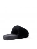 Winter fur slipper