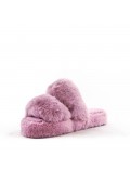 Winter fur slipper