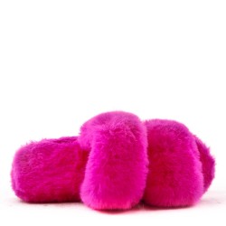 Winter fur slipper