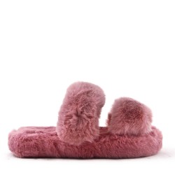 Winter fur slipper