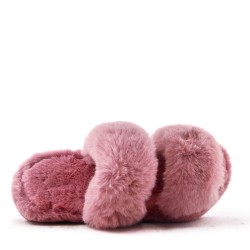 Winter fur slipper