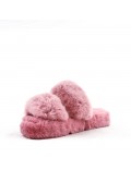 Winter fur slipper