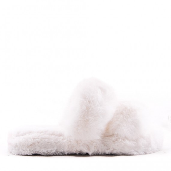 Winter fur slipper