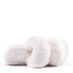 Winter fur slipper