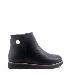 Faux leather children's boot