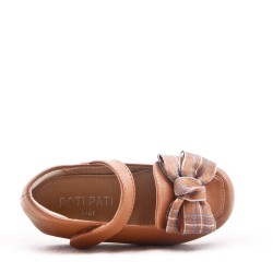 Ballerine fille en simili cuir 