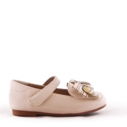 Ballerine fille en simili cuir 