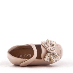 Ballerine fille en simili cuir 