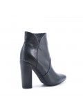 Faux leather ankle boot