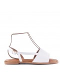 Big size 38-43 -Flat sandal in faux leather