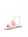 Big size 38-43 -Flat sandal in faux leather