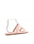 Big size 38-43 -Flat sandal in faux leather