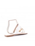 Big size 38-43 -Flat sandal in faux leather