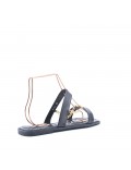 Big size 38-43 -Flat sandal in faux leather