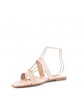 Big size 38-43 -Flat sandal in faux leather
