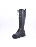 Leather imitation boots