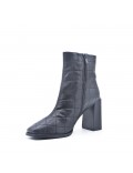 Faux leather ankle boot