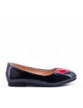 Ballerine fille en simili cuir 