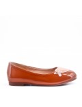 Ballerine fille en simili cuir 